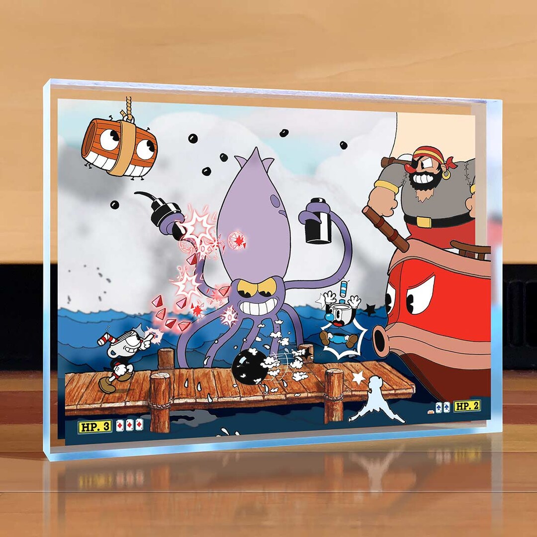 Cuphead Captain Brineybeard Desktop Art - Etsy