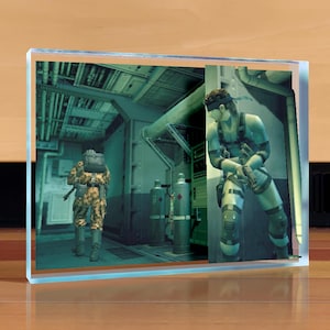 Metal Gear Solid Schlange Schreibtisch Kunst