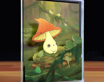 Witch's Hat Mushling Desktop Art