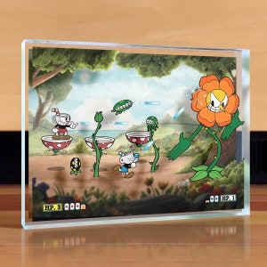 Cuphead Floral Fury Desktop Art