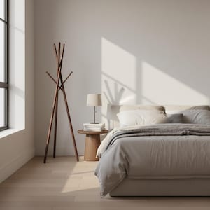 Perchero de madera galardonado con el premio Red Dot – Soporte moderno para ropa imagen 12
