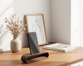Cell Phone Wood Stand, Natural Sound Amplifier, Personalized Cell Phone Holder, Desk Phone Stand, iphone stand, Smartphone Stand