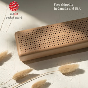 Personalized Wood Wireless Bluetooth Speaker, Custom iPhone Speaker, Handmade Audio Speaker, Engraved Portable Speaker, Bookshelf Speaker