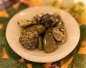 Nephrite Jade Tumbled Crystal Stone