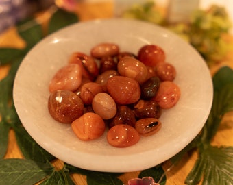 Carnelian Tumbles, Carnelian Crystals, Beginner Crystal