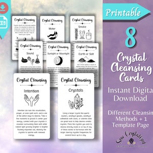 Descripciones de tarjetas de limpieza de cristales imprimibles