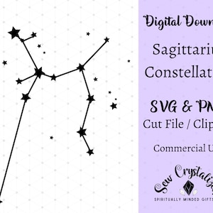 Boogschutter sterrenbeeld SVG gesneden bestand, Boogschutter Zodiac sterrenbeeld illustraties, Sag sterrenbeeld PNG, Boogschutter sterrenbeeld Vector