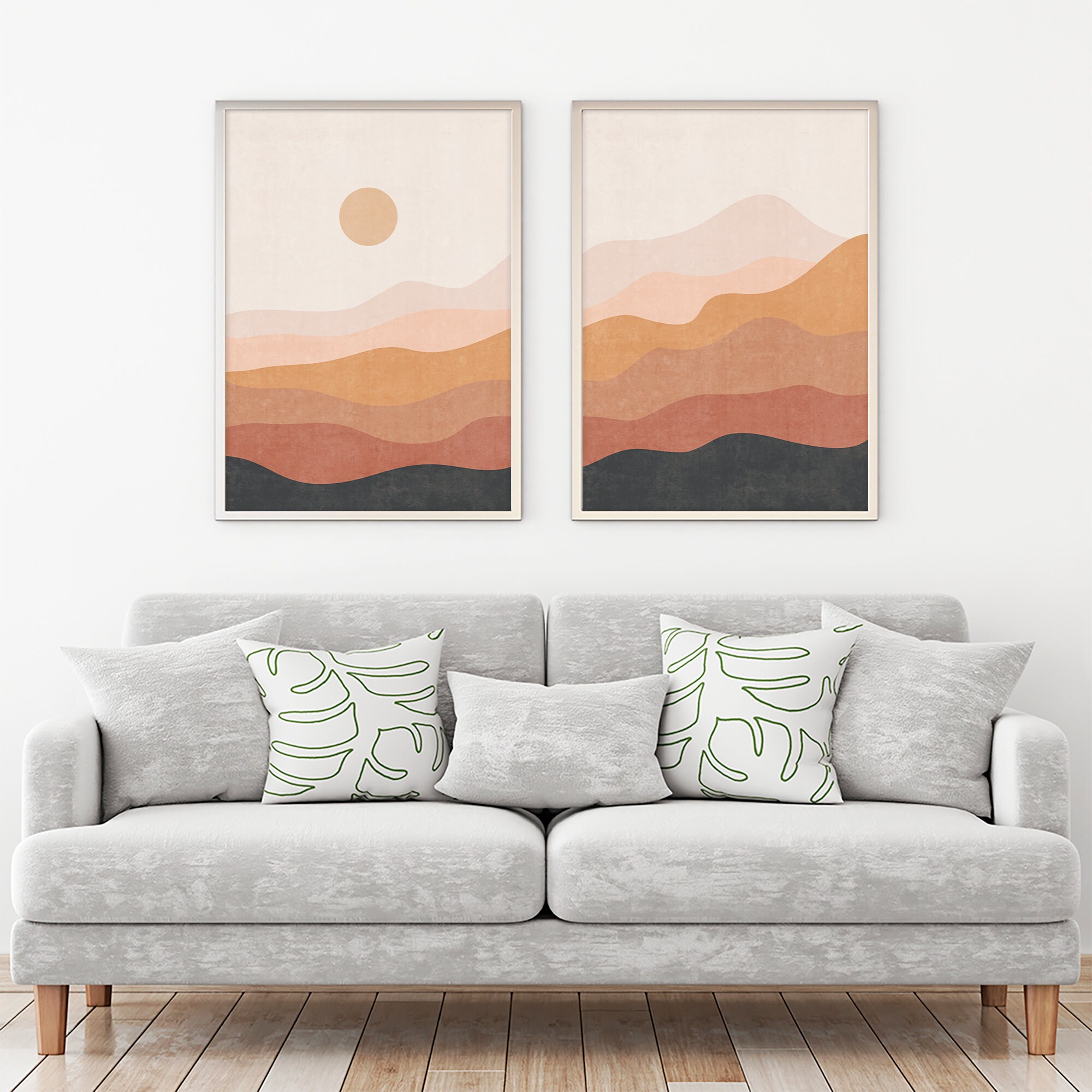 Printable Wall Art Set of 2 Prints Boho Wall Art Print Boho - Etsy