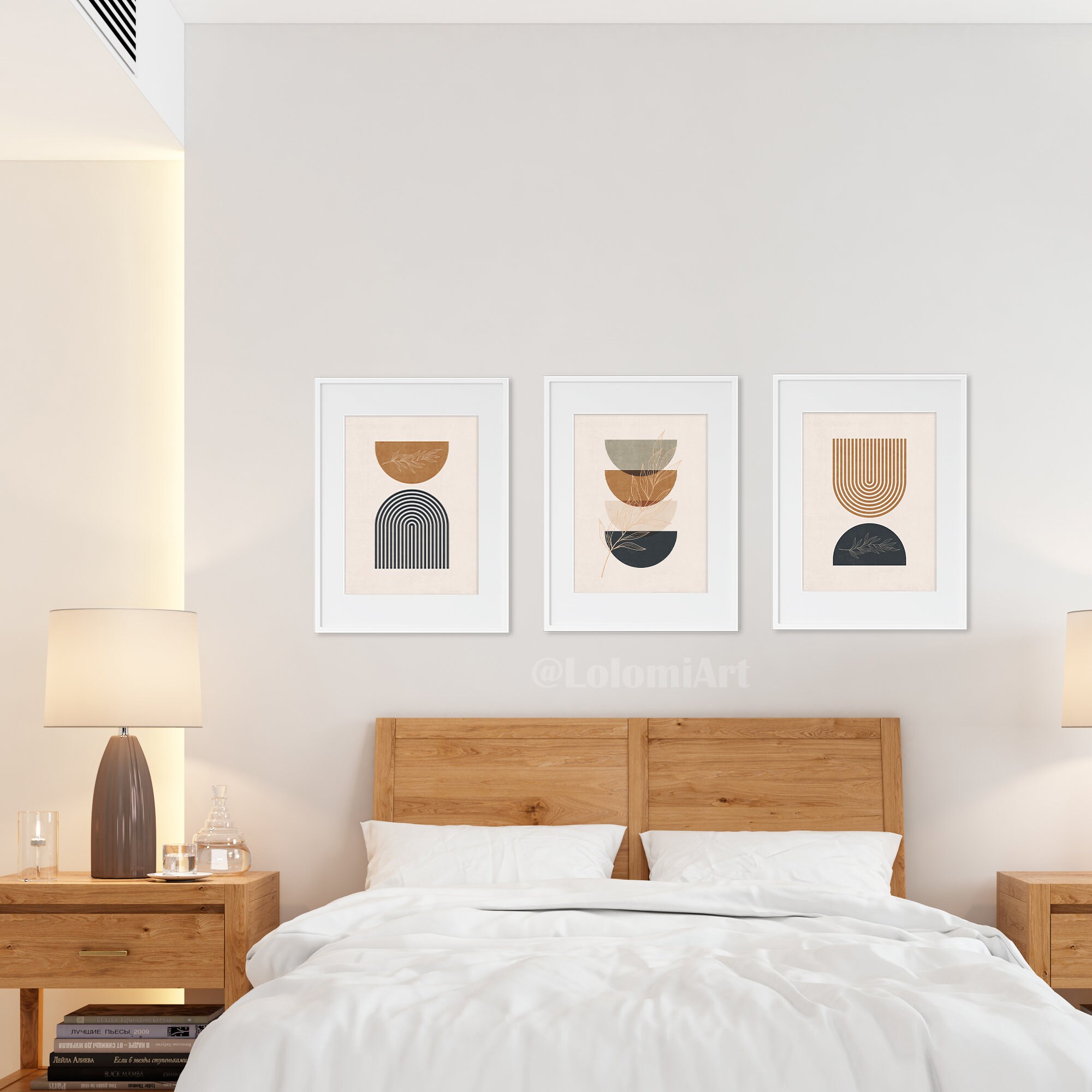 Mid Century Modern Wall Art Gallery Set of 3 Art Prints - Etsy