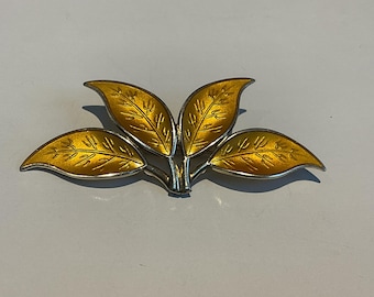 David Andersen Saga Viking 925s Sterling Silver Brooch Norway