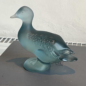 Lalique Crystal Duck - Etsy