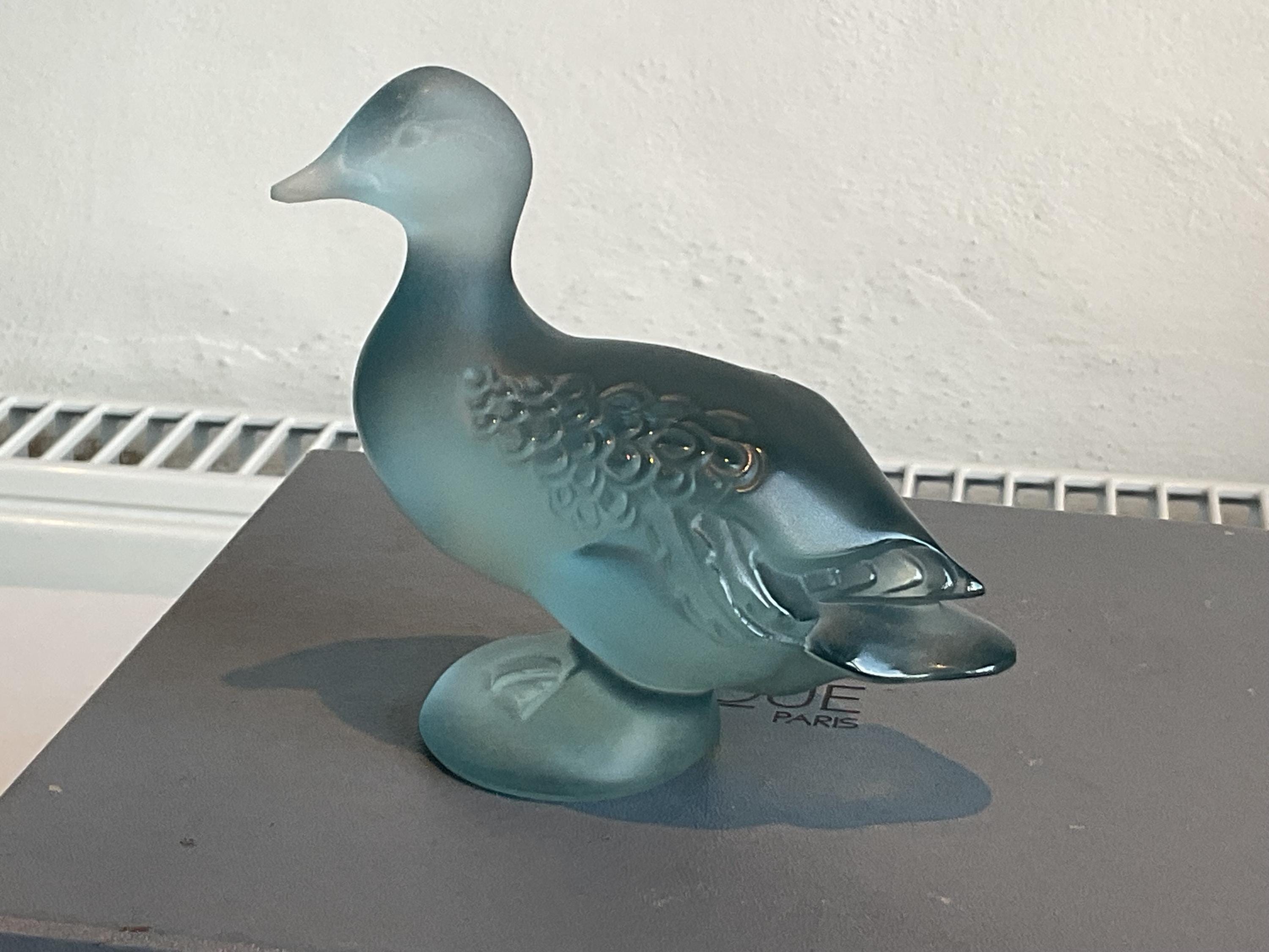 Lalique Crystal Duck - Etsy