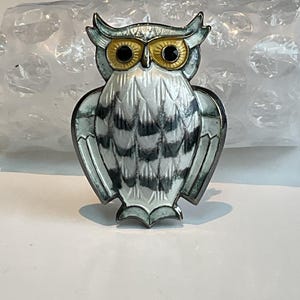 David Andersen デビッドアンデルセン エナメルフクロウブローチ