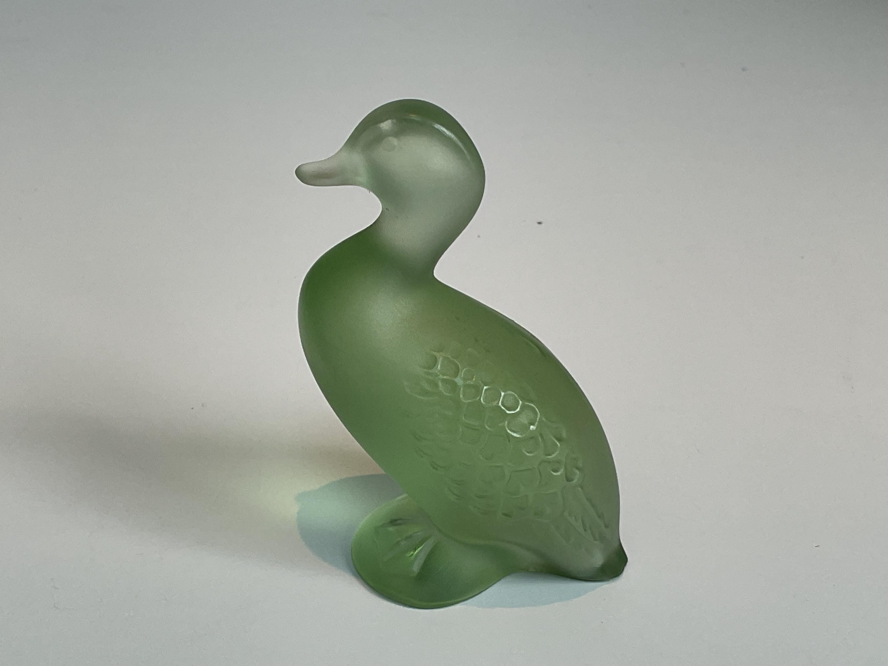 Lalique Crystal Duck - Etsy