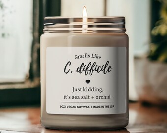 Funny New Doctor Nurse Candle Gift | Er Pediatrician Gift | Nurse Practitioner, Oncology Nurse Gift | Pediatric, Cna Neuro, Emergency Nurse