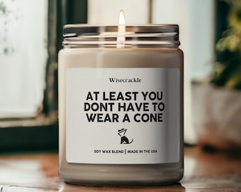 Get Well Soon Funny Candle Gift | Nontoxic Self Care and Post Surgery Care Gift | Cheer Up Gift For Sick Friend | Hysterectomy Knee Surgery