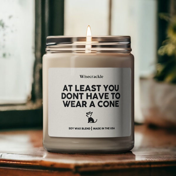 Get Well Soon Funny Candle Gift | Nontoxic Self Care and Post Surgery Care Gift | Cheer Up Gift For Sick Friend | Hysterectomy Knee Surgery