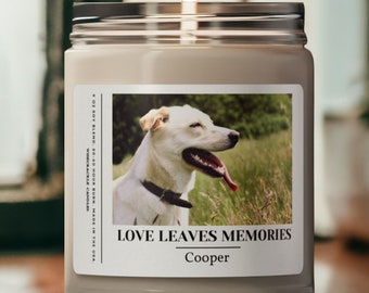 Pet Memorial Candle, Pet Remembrance Gift, Pet Loss Gift, Dog Sympathy Gift, Pet Memorial Candle, Dog Remembrance, Pet Sympathy