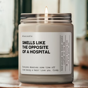 Funny Nurse Candle, Doctor Gift, Registered Nurse Gift, Present For Nurses, New Nurse Gift