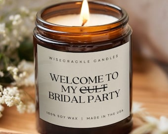 Funny Bridesmaid Proposal Box Candle, Bridesmaid Gift, Cute Bridal Party Gift, Perfect Bridesmaid Ask Gift For Bridesmaid