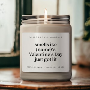 Personalized Funny Valentines Day Gift, Boyfriend Candle Gift, Funny Gift for Him, Husband Valentine Gift, Adult Humor Candle