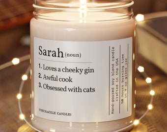 Personalized Candle For Best Friend, Custom Gift Candle, Friendship Gifts, Best Friend Candle, Birthday Gift For Her