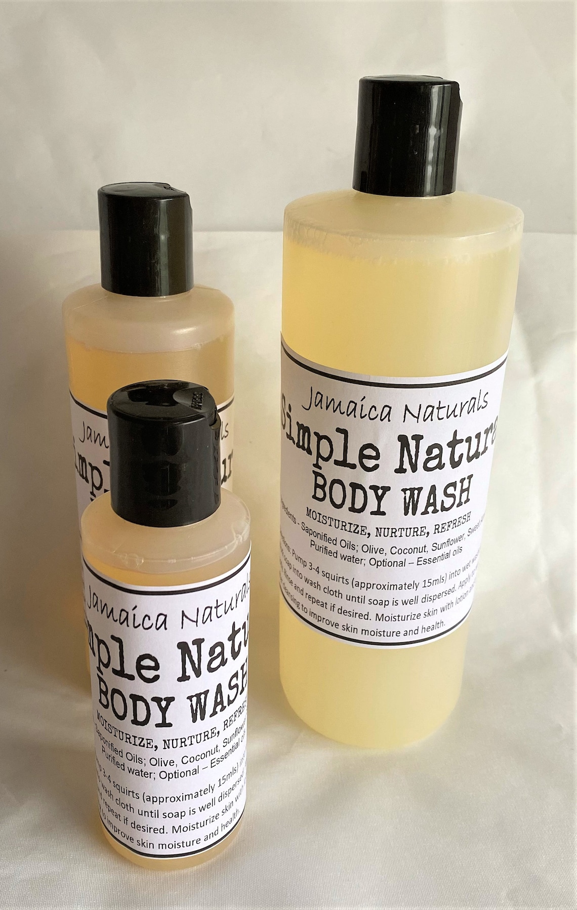 Natural Body Wash / Charcoal Body Wash / All Natural Liquid Soap