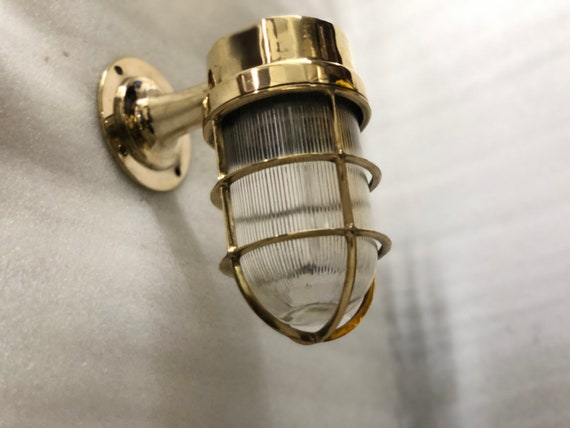 Orchid" Traditional Antique Brass Swan Neck Wall Lantern | Black Country Metalworks