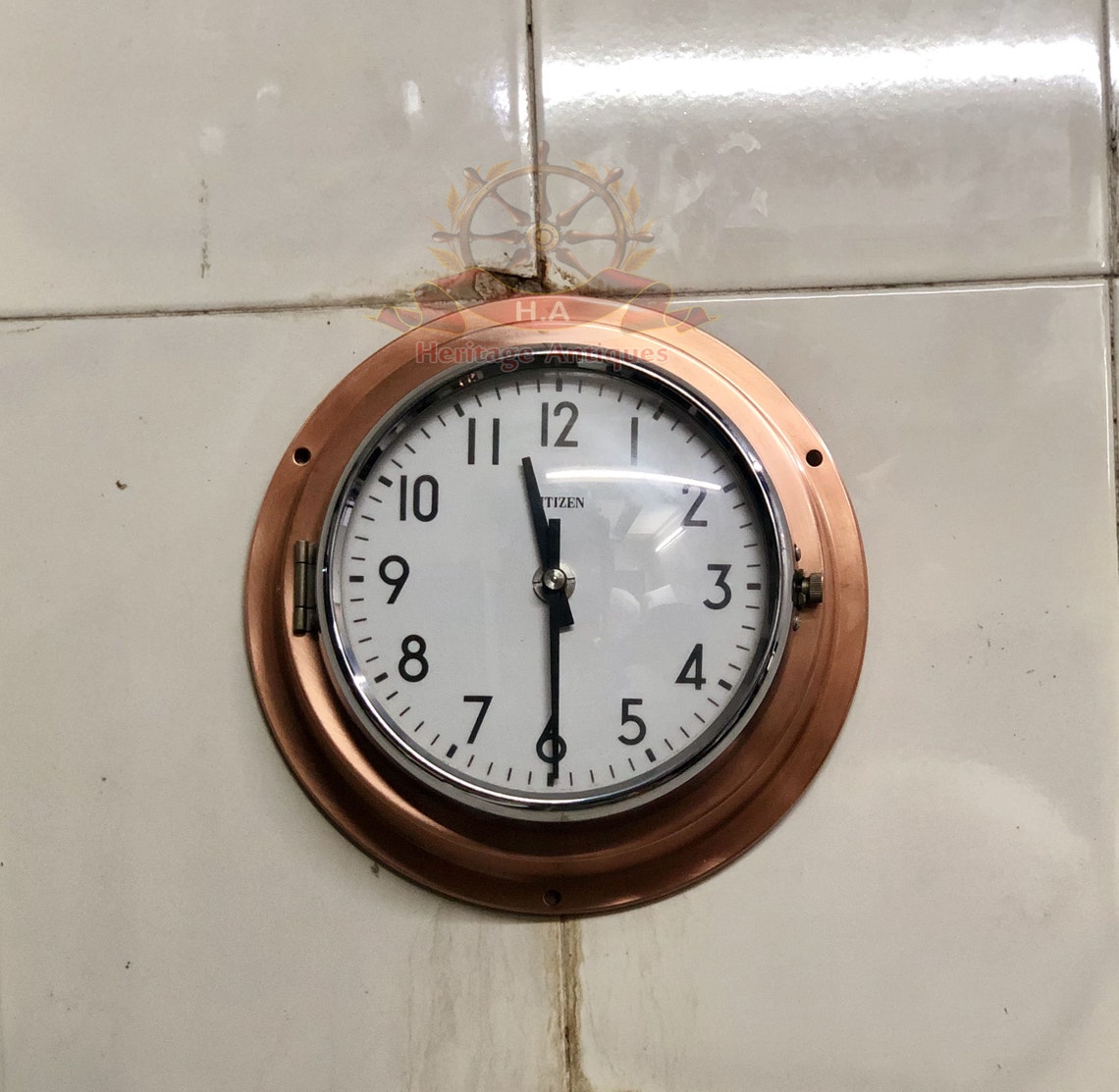 old citizen wall clock