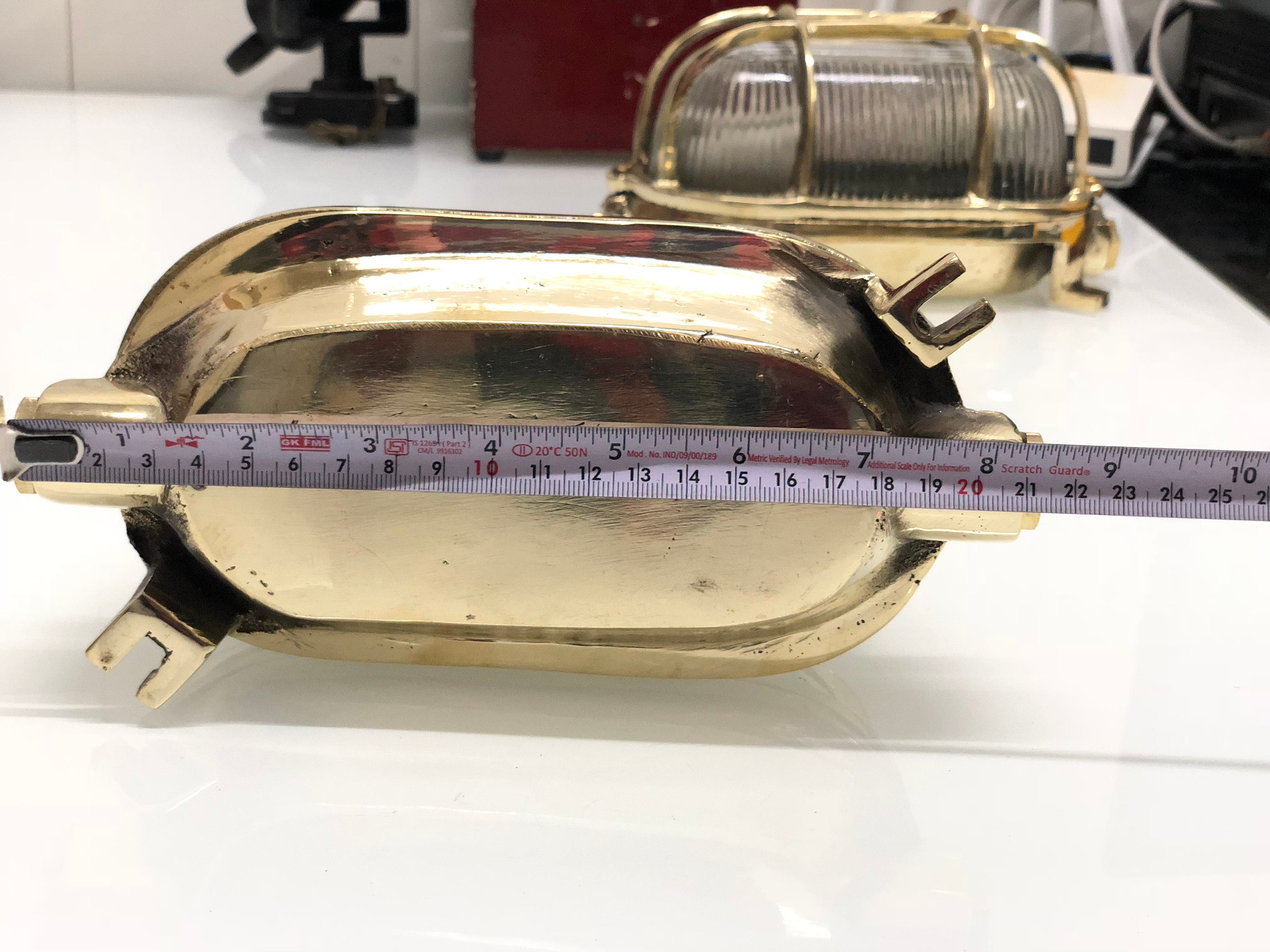 Vintage Solid Brass Original Ship Nautical Antique Etsy