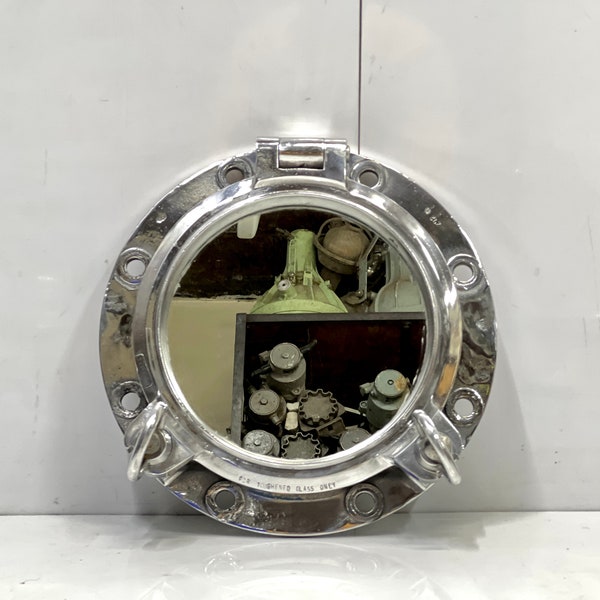 Kitchen and Bar Wall Decoration Nautical Theme Ship Porthole/Hatch with Mirror Glass