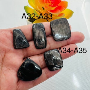 Hypersthene Cabochon Code A-32-A36~Good Quality - Natural Hypersthene Cabochon