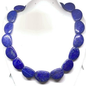 Lapis Necklace -CODE #15 -Lapis Square Shape Necklace- Lapis Fancy Necklace - Fancy Jewelry - Super Quality - Lapis Lazuli Necklace