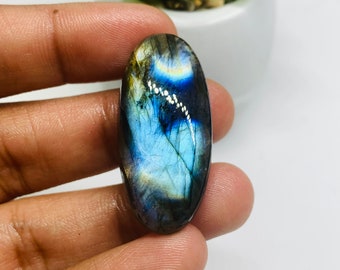57x39x8 MM AM 2596 Spectrolite Labradorite Cabochon Labradorite Spectrolite Jewelry Rare Flash Natural Spectrolite Labradorite Gemstone