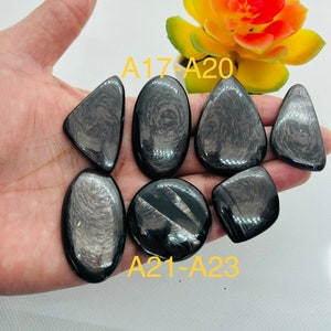 Hypersthene Cabochon Code A-17-A23~Good Quality - Natural Hypersthene Cabochon