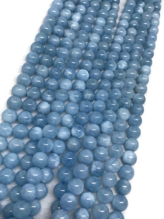 8mm Aquamarine Round Beads Perfect Round Beads Wholesale Price