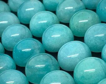 12 MM アマゾナイト カボション ラウンド | 2 個パック | AAA 品質