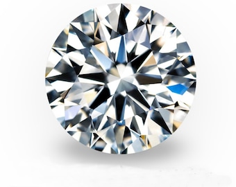 3MM white Moissanite faceted round , Pack of 4 PCs, Moissanite faceted loose stone