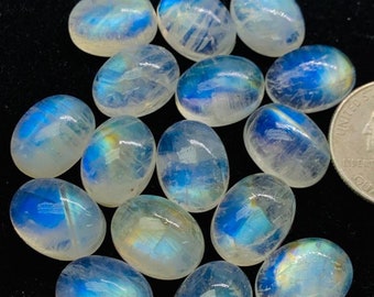 White Rainbow Moonstone Cabochon...Oval Cabochon...19x13x7 mm..14 Cts..#G2868