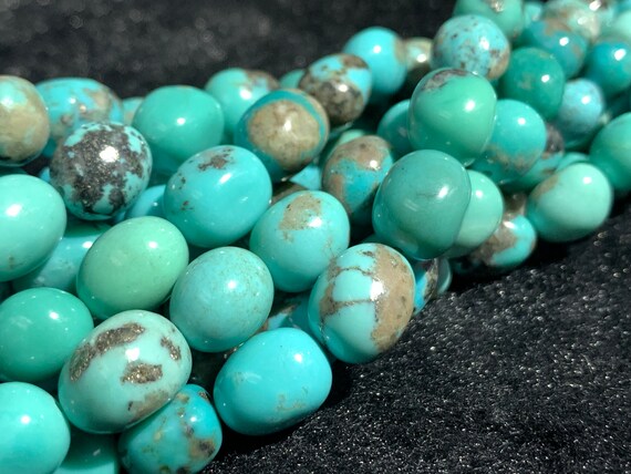 Magnesite Turquoise Nuggets Beads 16pcs 