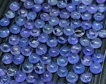 Tanzanite Cabochon Round 5mm Size Code #T26 -Good Quality Natural Tanzanite Round Cabs