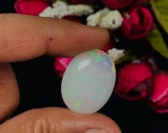 Ethiopian Opal Oval Cabs 23X18 mm size Code #C11 - Weight 14.60 cts  AAA Quality  Ethiopian Opal Cabochon