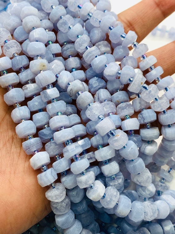 Blue lace deals agate beads