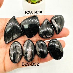 Hypersthene Cabochon Code B25- B32 -  AAA Quality - Natural Hypersthene Cabochon