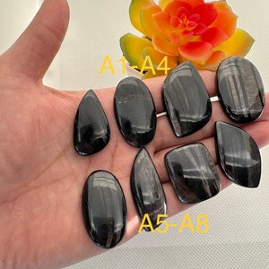 Hypersthene Cabochon Code A1-A8~Good Quality - Natural Hypersthene Cabochon