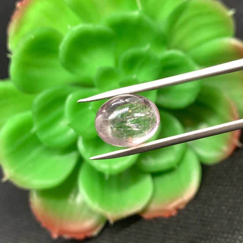 code #T 67 Green Tourmaline cabs Size 10x12 MM Green Tourmaline gemstone loose cabs weight 6.5 carat Tourmaline Cabochon