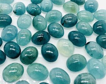Grandidierit Oval Cabochons • 9 x 13 mm Größe • 1 Stück • AAA Qualität • Natürlicher Grandidierit Cabochon