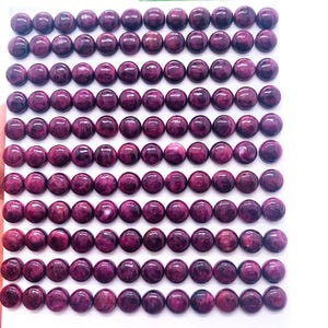 6 mm Purple Spiny Oyster Shell Round Cabs  • Pack of 5 Pcs • AAA Quality • Natural Spiny Oyster Shell Cabochon