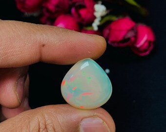 Ethiopian Opal Oval Cabs 20x18 mm size Code #C17 - Weight 13.80 cts  AAA Quality  Ethiopian Opal Cabochon