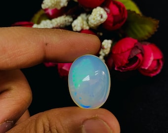 Ethiopian Opal Oval Cabs 22X17 mm size Code #C1 - Weight 18.65 cts  AAA Quality  Ethiopian Opal Cabochon